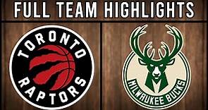 Toronto Raptors vs Milwaukee Bucks - Full Team Highlights | Nov 1, 2023