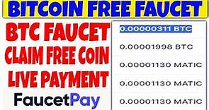 Earn Free Bitcoin | Live Payment Proof | High Faucet Claim 2023 | How to earn bitcoin fast and easy