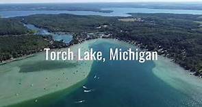 Torch Lake, Michigan - Drone View