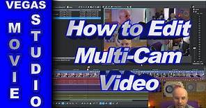 How to Edit Multi-Camera Video in Vegas Movie Studio 17 Platinum