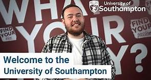 Welcome to the University of Southampton