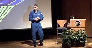 Astronaut Mike Hopkins Talks Living and Working in Space while visiting Goddard Space Flight Center