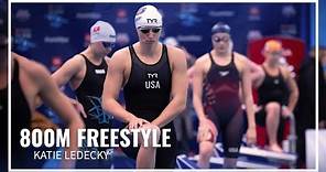 Katie Ledecky Dominant Performance in 800M Freestyle | TYR Pro Swim Series Knoxville