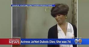 Actress Ja'net DuBois, 'Good Times' Star, Dies At Age 74