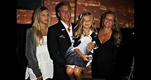 actor Dolph Lundgren with ex wife Anette Qviberg and Their daughters