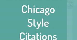 Chicago Style Format (17th) - Manuscript, Footnotes & Endnotes