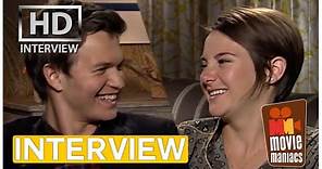 The Fault In Our Stars | Shailene Woodley & Ansel Elgort Exclusive Interview BEST KISS