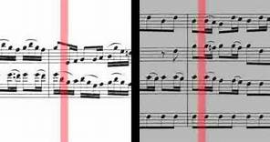 BWV 1051 - Brandenburg Concerto No.6 (Scrolling)