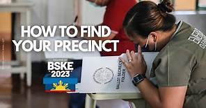 How to find your precinct for the Barangay and Sangguniang Kabataan elections