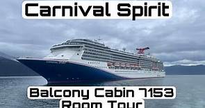 Carnival Spirit Alaska Cruise-September 13-20, 2022- Balcony Cabin 7153 Room Tour