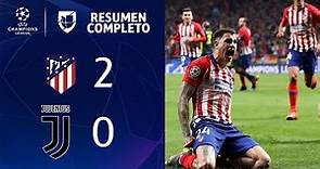 Atlético de Madrid 2-0 Juventus – GOLES Y RESUMEN COMPLETO – IDA OCTAVOS DE FINAL – UEFA Champions L