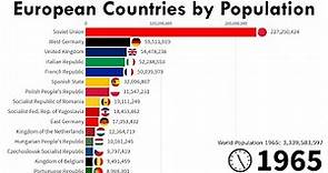 European Countries by Population | 1960/2100