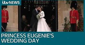 Princess Eugenie marries Jack Brooksbank in Windsor Castle royal wedding | ITV News