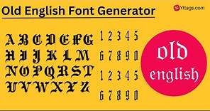 Old English Font Generator (𝒞😍𝓅𝓎 & 𝒫𝒶𝓈𝓉𝑒🐡)| Old English Text Generator For Free