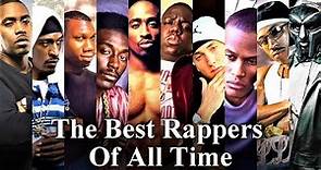 Top 100 - Best Rappers Of All Time (2017)