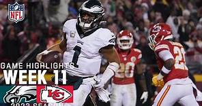 Philadelphia Eagles vs. Kansas City Chiefs | 2023 Week 11 Game Highlights