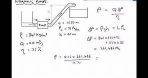 Calculating Pump Delivery Pressure and Power Consumption