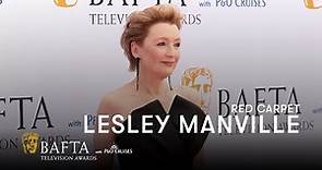 Lesley Manville talks about the joys of playing the Queen in The Crown | BAFTA TV Awards 2023