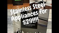Cheap Kitchen Reno: Stainless “Steal” Appliances