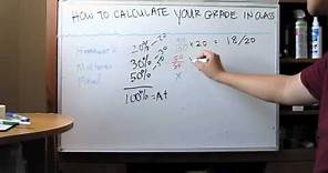 How to Calculate Your Grade in a Class