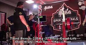 Shane Brady at the 2018 USA Powerlifting Open Nationals