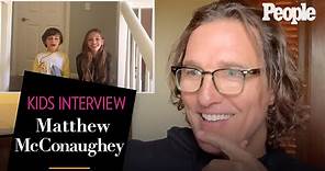 Matthew McConaughey Answer Kids' Questions | People