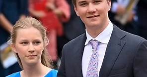 Prince Gabriel of Belgium and Princess Eleonore of Belgium today #belgium #princegabriel #princesseleonore #foryou
