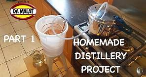 How To Make A Home Made Distillery | Making a simple pressure cooker distillery for essential oils