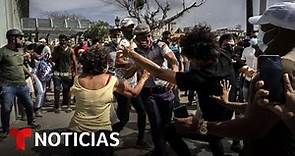 Más de 400 detenidos tras protestas del 11 de julio en Cuba | Noticias Telemundo