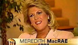 The passing of actress Meredith MacRae 2000