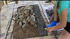 Build wood stove cement with stone, BUILD LOG CABIN - Off Grid Living, Farm ⧸ Duyen