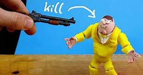 I made Peter Griffin's DEATH with CLAYMATION