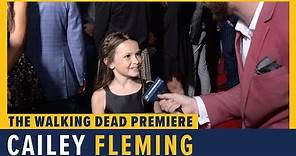 Cailey Fleming - THE WALKING DEAD Season 10 Red Carpet Premiere Interview