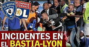 Bastia-O.Lyon | Ultras del Bastia saltan al campo y atacan a la plantilla del Lyon | Diario AS