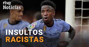 VINÍCIUS denuncia INSULTOS RACISTAS de varios aficionados del VALENCIA en MESTALLA | RTVE Noticias