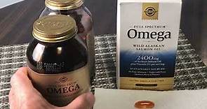 Quick Honest Review of the Solgar Full Spectrum Omega Wild Alaskan Salmon Oil Supplement.