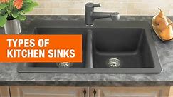 Types of Kitchen Sinks | The Home Depot Canada