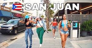 🇵🇷 SAN JUAN CONDADO DISTRICT PUERTO RICO WALKING TOUR 4K