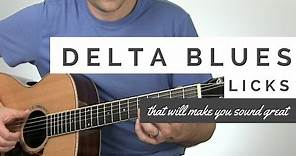 Delta Blues Licks that Will Make You Sound Awesome | Tuesday Blues #131