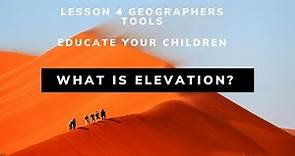 What is Elevation? || Geography|| Calculate Elevation|| Topographic Map||Teaching & Learning