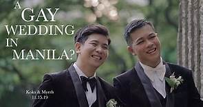 KOKO & MYRRH by BOB NICOLAS A GAY WEDDING IN MANILA - LGBTQ