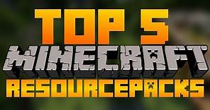 Top 5 Minecraft Resource Packs for Minecraft 1.12.2/1.12 [2017]
