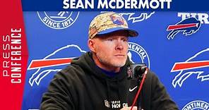 Buffalo Bills Head Coach Sean McDermott Postgame Press Conference After Monday Night Football