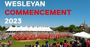 Wesleyan University Commencement 2023