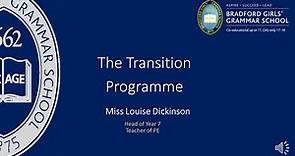 BGGS Transition Programme