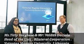 INTERVIEW WITH VYTAUTAS MAGNUS UNIVERSITY – APPLY NOW FOR AUTUMN 2021!