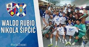 CD Tenerife I Waldo Rubio y Nikola Šipčić dedican los tres puntos a todo Tenerife | CD Tenerife