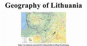 Geography of Lithuania