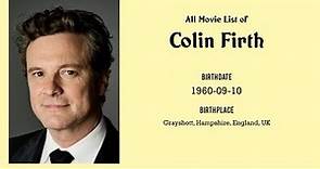 Colin Firth Movies list Colin Firth| Filmography of Colin Firth