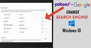 How Google Chrome Search Engine Changing to Yahoo? - Remove Yahoo Default Search
